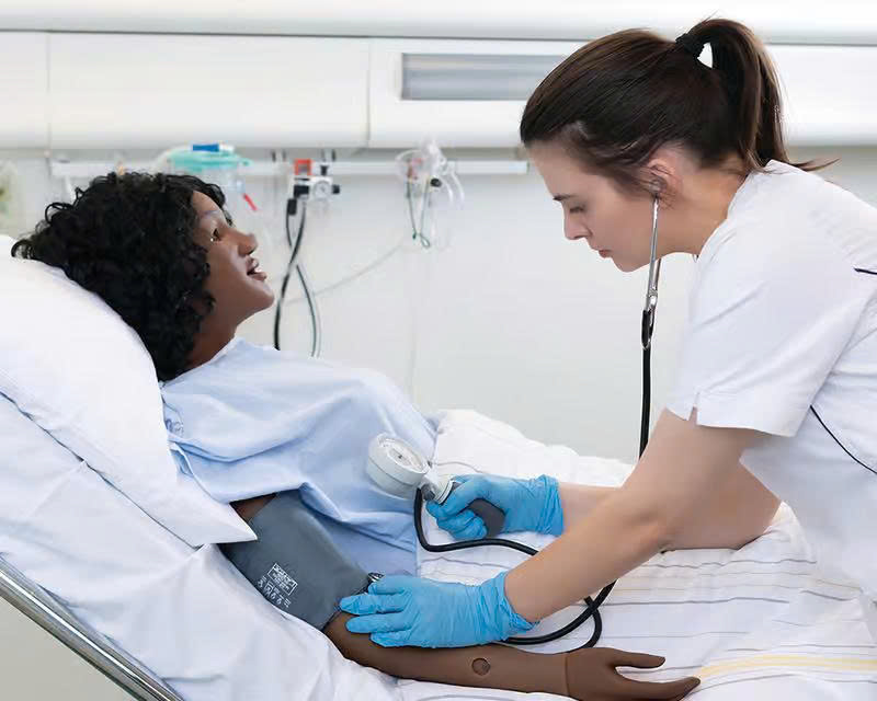 FEMALE SENIOR NURSING CARE SIMULATION MODEL