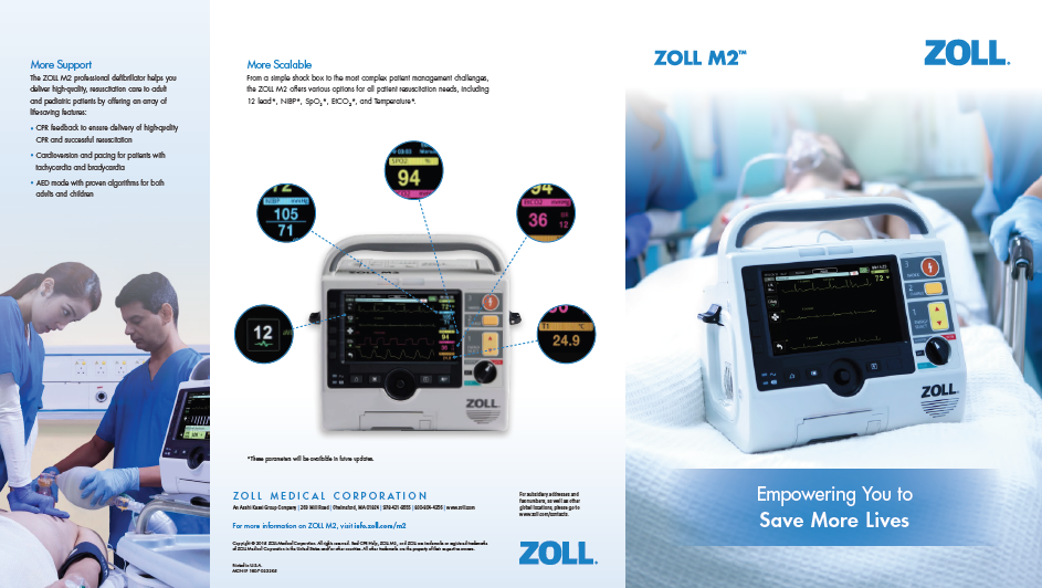 The ZOLL M2 monitor/defibrillator