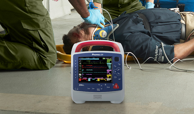 Cardioma shock machine with Monitor Propad MD
