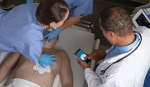 Heart shock machine with R-Series Plus Monitor